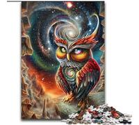 Puzzle per adulti 1000 pezzi, animali fantasy, gufo, giocattoli, giochi educativi, antistress, decorazioni per la casa uniche e regali (dimensioni 26x38cm)