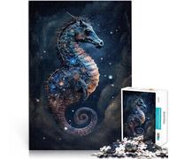Puzzle per adulti 1000 pezzi Animali Galassia Cavalluccio Cavalluccio Difficile e sfida Un'opera d'arte per un adolescente di 14 anni e oltre 50x70cm