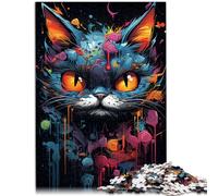 Puzzle per adulti 1000 pezzi Animali Gatti Puzzle Divertenti in Famiglia 26x38cm Regali per Amici e Famiglia per Adolescenti di 14 Anni e Più