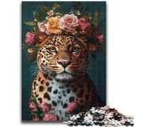 Puzzle per adulti 1000 pezzi Animali Leopardo per bambini dai 14 anni in su Gioca perché è ideale come regalo per tutta la famiglia 26x38cm