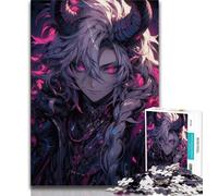 Puzzle per adulti 1000 pezzi Anime Devil Boy Puzzle per adolescenti antistress Staycation Kill Time Wishlist con Babbo Natale 75x50cm