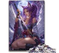 Puzzle per adulti 1000 pezzi Anime Fox Girl Aiuta il cervello a esercitare Giocattoli avvincenti per coltivare la pazienza Un'opera d'arte 38x26cm