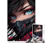 Puzzle per adulti 1000 pezzi Anime Girl Toy Wall Decor Ottimi regali e giocattoli Gioco impossibile Lista dei desideri con Babbo Natale Dimensioni 38x26cm