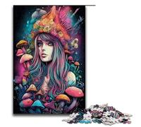Puzzle per adulti 1000 pezzi Anime Mushroom Girl Family Fun Puzzle Ottimo regalo per adolescenti dai 14 anni in su 75x50cm