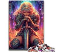 Puzzle per adulti 1000 pezzi Anime Queen Girl 1000 pezzi per adolescenti, giocattoli da gioco stimolanti, decorazioni da parete, regali unici per compleanno e Natale 50x75cm