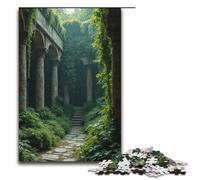 Puzzle per adulti 1000 pezzi Antiche mura della città ricoperte di viti Puzzle in legno per famiglie Gioco educativo Sfida Giocattolo 1000 pezzi (38x26 cm)