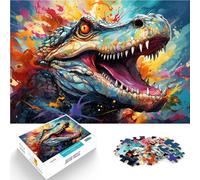 Puzzle per adulti 1000 pezzi antico mostro a coccodrillo difficile e stimolante, 50 x 70 cm, idee regalo di compleanno uniche per adolescenti dai 14 anni in su