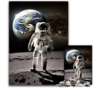 Puzzle per adulti 1000 pezzi Apollo Terra Ritratto Puzzle in legno per adulti Gioco di sfida mentale per adolescenti e interazione familiare 50x75cm / 19,68x29,52 pollici