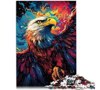 Puzzle per adulti, 1000 pezzi, aquila artificiale, il puzzle Aiuta il cervello ad allenare i giocattoli che creano dipendenza per promuovere la pazienza, 26 x 38 cm