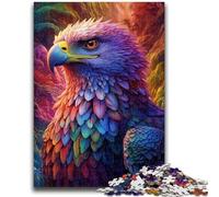 Puzzle per adulti 1000 pezzi Aquile colorate Puzzle per adolescenti, antistress Vacanza a casa Uccidi il tempo Migliora l'amore tra coppie 50x75cm