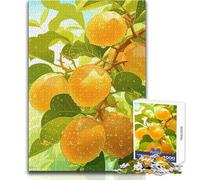 Puzzle per adulti 1000 pezzi Arance fresche sul ramo Rilassante e pacifico tempo libero Taglio netto e preciso Dimensioni giocattolo 38x52cm