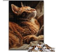 Puzzle per adulti 1000 pezzi Art Cat, giocattolo educativo intellettuale decomprimente, regalo di compleanno, regali dimensioni 50x75cm