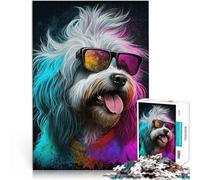 Puzzle per adulti 1000 pezzi Art Dogs gioco impegnativo 26 x 38 cm decorazione per la casa unica e regali per adolescenti dai 14 anni in su