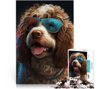 Puzzle per adulti, 1000 pezzi, Art Dogs, puzzle attività familiare, 26 x 38 cm, intera famiglia per adolescenti dai 14 anni in su