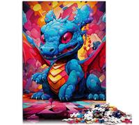 Puzzle per adulti, 1000 pezzi, Art Dragon Baby Puzzle per gioco educativo Challenge Toy 26 x 38 cm, gioco educativo per compleanno, Natale