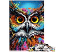 Puzzle per adulti 1000 pezzi Art Fantasy Owl giocattolo educativo anti-stress puzzle 26x38cm gioco educativo per compleanno Natale