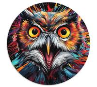 Puzzle per adulti 1000 pezzi Art Fantasy Owl Jigsaw Puzzles per adulti Idea regalo di compleanno, gioco rompicapo impegnativo (67,5x67,5 cm)