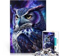 Puzzle per adulti 1000 pezzi Art Owl Galaxy Puzzle - Gioco impegnativo 26 x 38 cm antistress Staycation Tempo ucciso