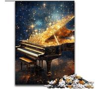 Puzzle per adulti 1000 pezzi Art Star Piano Puzzle perfetti per adolescenti, per rafforzare i legami familiari, rompicapo e regalo fai da te per la casa (dimensioni: 50x75cm)