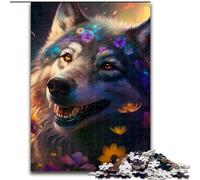 Puzzle per adulti 1000 pezzi Art Wolf Puzzle da 1000 pezzi Fai da te per appassionati, regalo perfetto per rilassarsi (dimensioni 26x38cm)