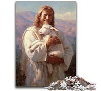 Puzzle per adulti 1000 pezzi Arte di Gesù, adatto per età 14 e oltre Giochi educativi per la casa Giocattoli fai da te Opere d'arte Regalo 50X75CM