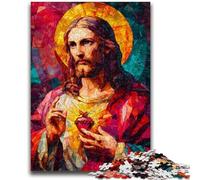 Puzzle per adulti 1000 pezzi Arte di Gesù per bambini dai 14 anni in su Gioca con i giocattoli perché è l'ideale come regalo per tutta la famiglia 50x75cm