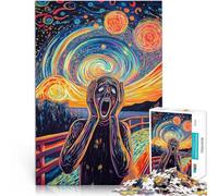 Puzzle per adulti 1000 pezzi Arte psichedelica~ Fatto di legno,per età 14+ Giocare con i giocattoli Come regalo per tutta la famiglia e gli amici。misurare:50x75cm/19.68x29.52pollice