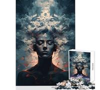 Puzzle per adulti 1000 pezzi Ascolta la tempesta Decorazione per la casa Giocattoli Ottimi regali e giocattoli Giochi rilassanti Attività divertenti a casa Dimensioni 38x52cm