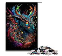 Puzzle per adulti 1000 pezzi astratto psichedelico ogni pezzo è unico gioco stimolante divertente per tutta la famiglia 75x50 cm