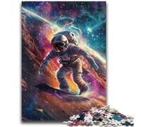 Puzzle per adulti 1000 pezzi Astronauta che fa surf per bambini dai 14 anni in su Gioca con i giocattoli perché è l'ideale come regalo per tutta la famiglia 26x38cm