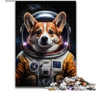 Puzzle per adulti 1000 pezzi Astronauta Corgi Puzzle 1000 pezzi per adulti Gioco interattivo per famiglie, rompicapo regalo, giocattolo educativo dimensioni 26x38cm