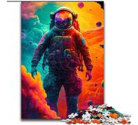 Puzzle per adulti, 1000 pezzi, Astronauta nel cielo colorato, Puzzle per adulti, 1000 pezzi fai da te, gioco rompicapo per adolescenti, dimensioni 26X38cm