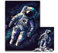 Puzzle per adulti, 1000 pezzi, Astronauta nello spazio, puzzle impegnativi fai da te, decorazione artistica, regalo di compleanno perfetto 50x75CM/19,68x29,52 pollici