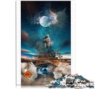 Puzzle per adulti, 1000 pezzi, astronauta, puzzle impossibile, 26 x 38 cm, divertente per la casa, regalo di compleanno, regalo di viaggio
