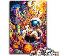 Puzzle per adulti 1000 pezzi Astronauta Sogno Aiuta il cervello a esercitare Giocattoli avvincenti per coltivare la pazienza Interazione genitore-figlio 50x75cm