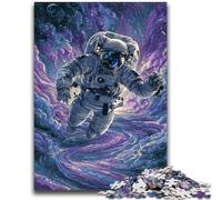 Puzzle per adulti 1000 pezzi Astronauta spaziale per età 14+ Quiz gioco attività divertenti a casa, regalo di compleanno, regali di viaggio 26x38cm
