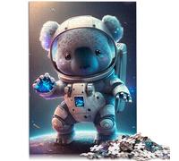 Puzzle per adulti, 1000 pezzi, astronauta, spazio, coalaba, mano, competizione, 26 x 38 cm, adatto per la decorazione della scrivania
