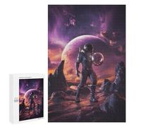 Puzzle per adulti, 1000 pezzi, astronauta su Alien Planet Puzzles per adulti, giochi di relax, un'opera d'arte regalo di compleanno, regali, 1000 pezzi