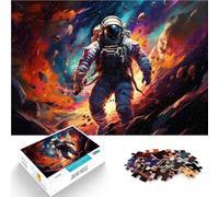 Puzzle per Adulti 1000 pezzi Astronauta Universo colorato Apprendimento Puzzle educativo Migliorare la memoria 19,7 "x 29,5" Adatto per adolescenti da 14 anni e oltre