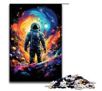 Puzzle per adulti 1000 pezzi Astronauti nell'universo misterioso puzzle per bambini puzzle in legno giocattolo educativo intellettuale decomprimente 75x50 cm