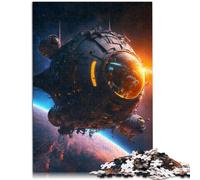 Puzzle per adulti 1000 pezzi Astronave Post-apocalittica Apprendimento Giocattoli educativi Giochi per famiglie Art Deco per adolescenti 14+ 50x70cm