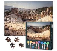 Puzzle per adulti 1000 pezzi Atene famoso monumento puzzle impegnativo per adulti, 27,5 x 19,7 pollici Grecia paesaggio puzzle gioco per le donne decorazioni per la casa
