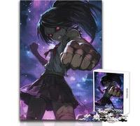 Puzzle per adulti 1000 pezzi Attacco di una studentessa zombie, passatempo pacifico e appagante, perfetto incastro, taglio di precisione, dimensioni del giocattolo 50x75cm
