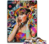 Puzzle per adulti 1000 pezzi Attore Aiuta il cervello Esercita giocattoli avvincenti per coltivare la pazienza Un'opera d'arte 50x75cm