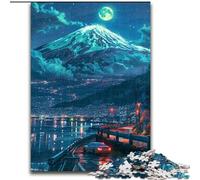 Puzzle per adulti 1000 pezzi "Auto sotto il cielo notturno", puzzle difficili per adulti, giochi educativi, decorazione per la casa (dimensioni 50x75cm)