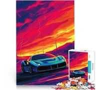 Puzzle per adulti, 1000 pezzi, auto sportive classiche, regalo puzzle, sfida per l'intelligenza cerebrale, giocattolo che crea dipendenza, 26 x 38 cm