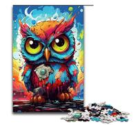 Puzzle per adulti 1000 pezzi Baby Robot Owl di Splatters Molti puzzle spessi e colorati Giochi educativi per la casa Giocattoli fai da te Ottimo regalo per i giochi 75x50 cm
