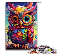Puzzle per adulti 1000 pezzi Baby Robot Owl di Splatters Un sacco di puzzle spessi e colorati giocattoli divertenti 75x50 cm
