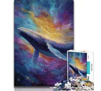 Puzzle per adulti 1000 pezzi Balena spirituale, ottimo regalo per adulti, ideale come regalo per tutta la famiglia per bambini dai 14 anni in su, 38x26cm