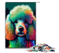 Puzzle per adulti 1000 pezzi Barboncino colorato decorazione per la casa puzzle giocattoli affare come regalo per tutta la famiglia 75x50cm